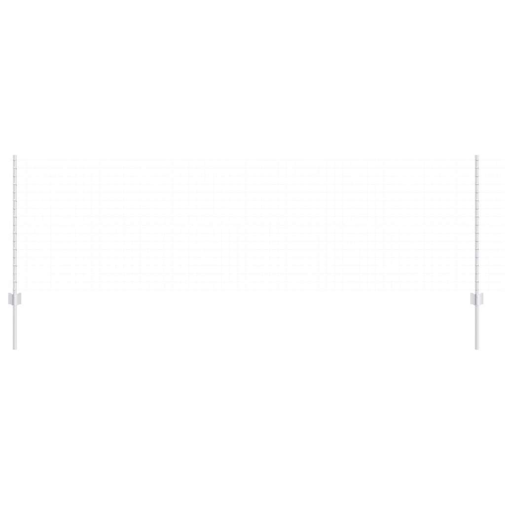 Pali di Recinzione 44 pcs U-Channel Argento 140 cm Acciaio