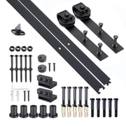 Kit per ante scorrevoli ¨C Minimal ¨C acciaio marrone scuro