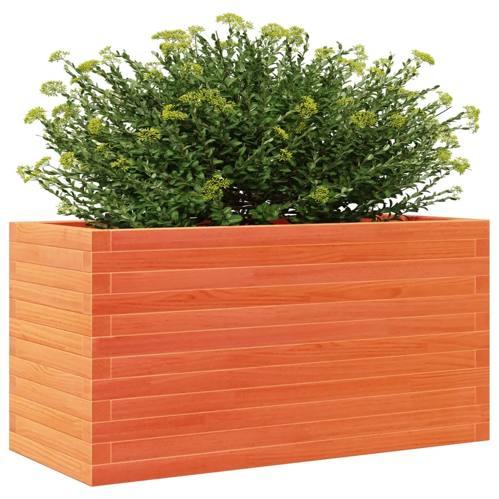 Fioriera Giardino Marrone Cera 90x40x46 cm Legno Massello Pino 3282446