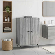 Mobiletto da Bagno BREDA Sonoma grigio 59,5 x 31 x 80 cm 897501