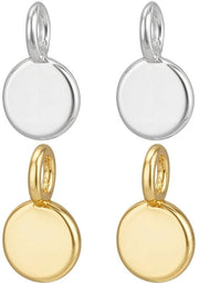 4 pezzi di argento sterling 925 per creare gioielli 

 Specifiche tecniche: 
 - Materiale: argento sterling 925
 - Quantità: 4 pezzi