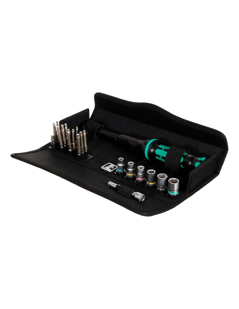 Set di Chiave dinamometrica 1/4" 2,5-25 Nm WERA Click-Torque A 6 (20 pezzi)
