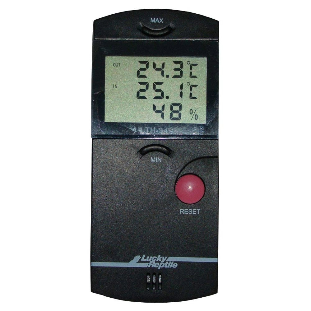 Lucky Reptile ThermoHygrometer Deluxe Pro - misuratore digitale combinato di temperatura e umidità