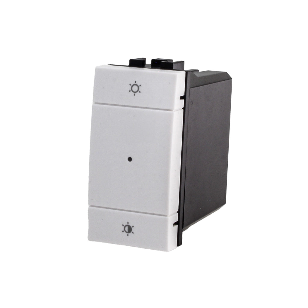 Pulsante Dimmer Connesso Smart WIFI Tuya Compatibile Bticino Living Colore Bianco Max 150W