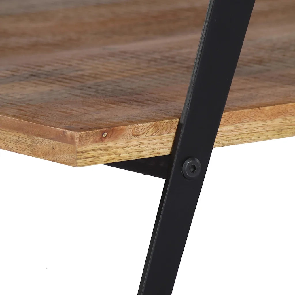 Tavolino da CaffÃ¨ 115x60x40 cm in Legno Massello di Mango cod mxl 66842