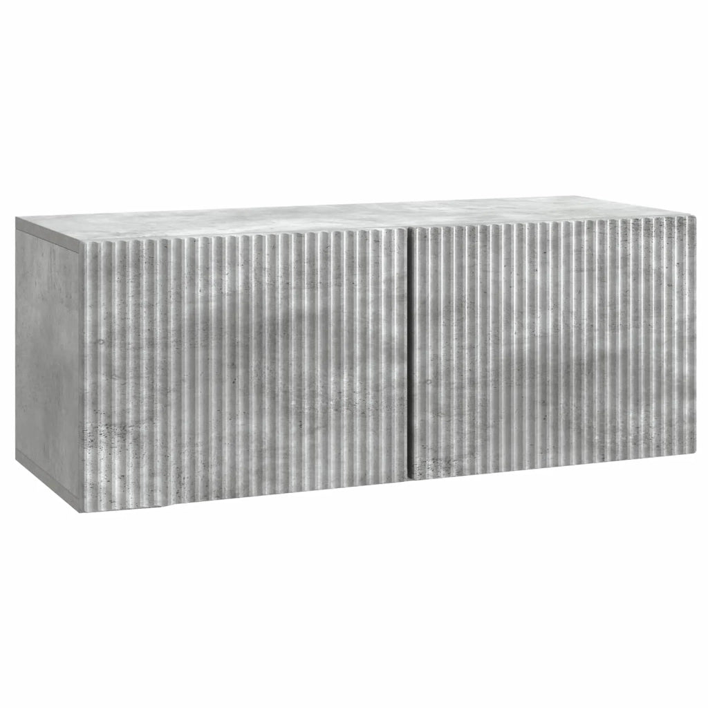 Mobile Porta TV da Muro Grigio Cemento 78,5 x 31 x 30 cm 898548