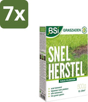 Fertilizzante per Prati - Svelto - Ripristino Rapido - Drenante e Resistente - 500 g - Confezione in Bulk - 7 pezzi