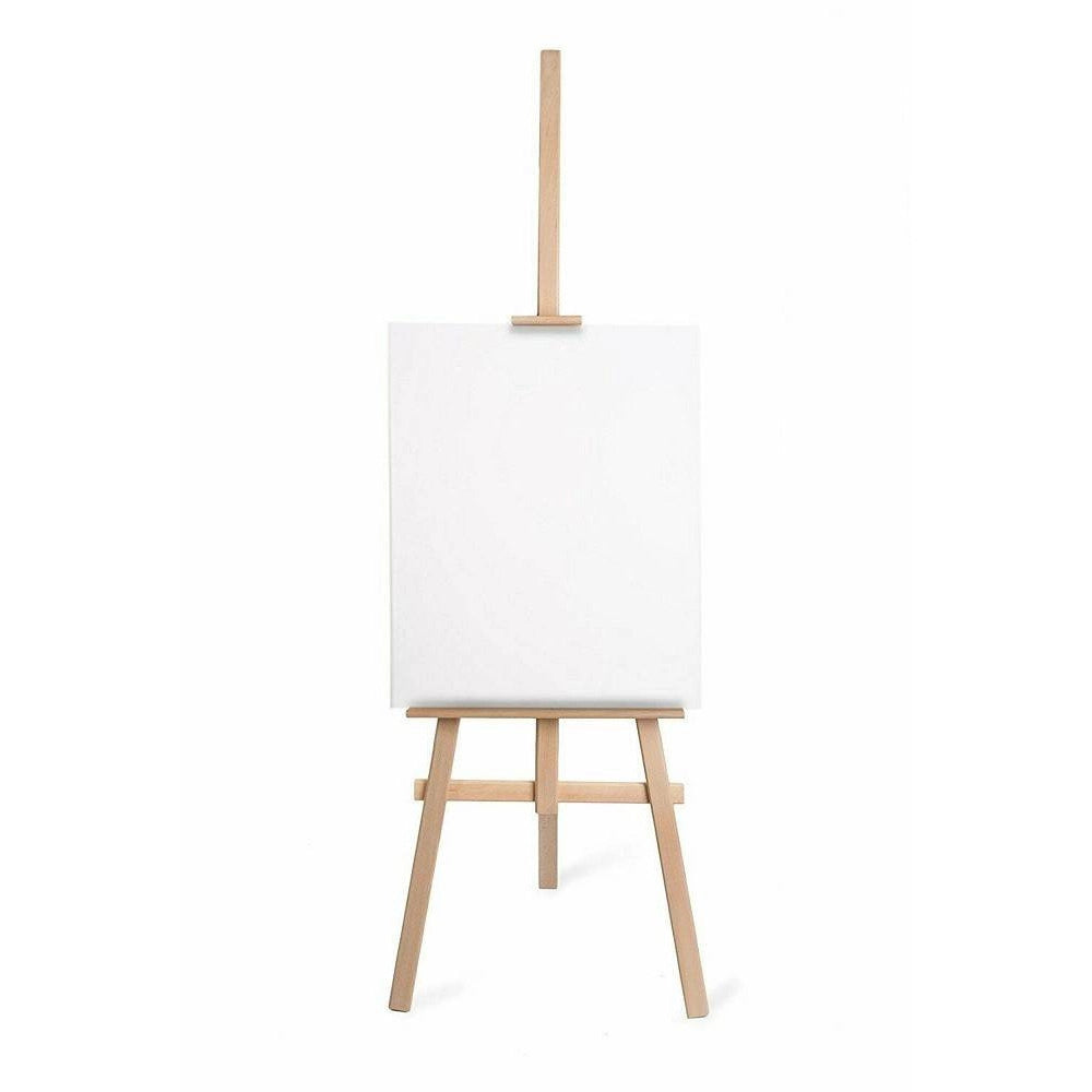 Trade Shop - Cavalletto Pittorico In Legno Inclinabile 90 Cm Pittura Esposizione Tele Quadri -