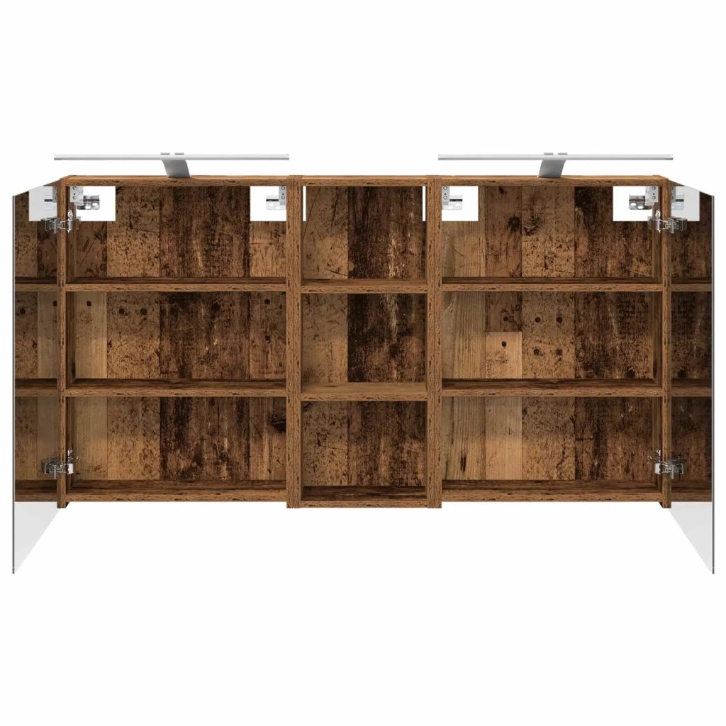 Set di Armadi da Bagno con lo scaffale 3 pcs 130 x 14,5 x 70 cm 3403774