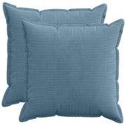 Federa 2 pz HOUTEN Blu 70 x 70 cm corduroy 921343