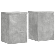 Portavasi mobili per fiori set da 2 legno ingegnerizzato grigio 02_0045329