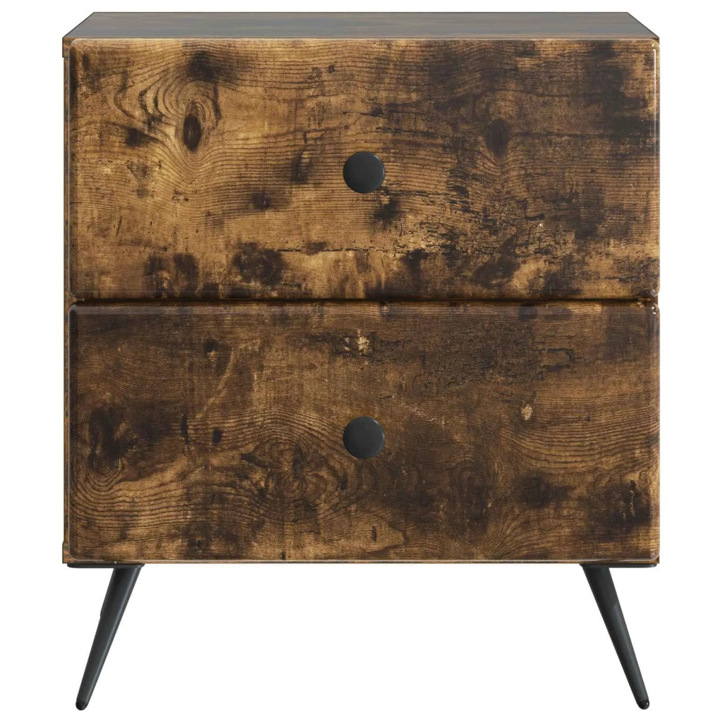 Armadio da Notte Rovere Fumo 43 x 34,5 x 47,5 cm 895455