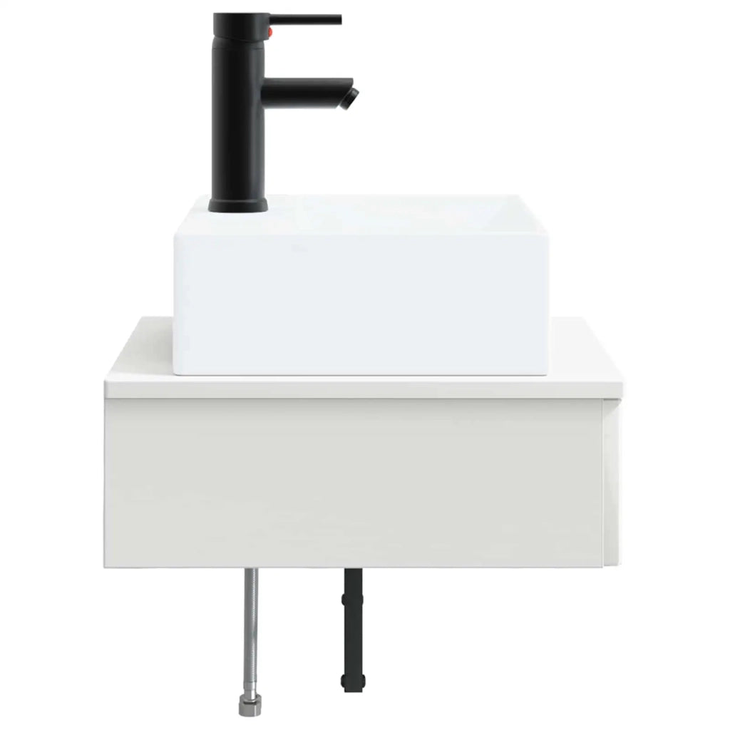 Lavabo da Parete Bianco Lucido 40 x 41 x 39 cm 890202