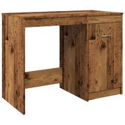 Scrivania | Tavolo da Ufficio Legno Antico 100x50x76 cm in Legno Multistrato
