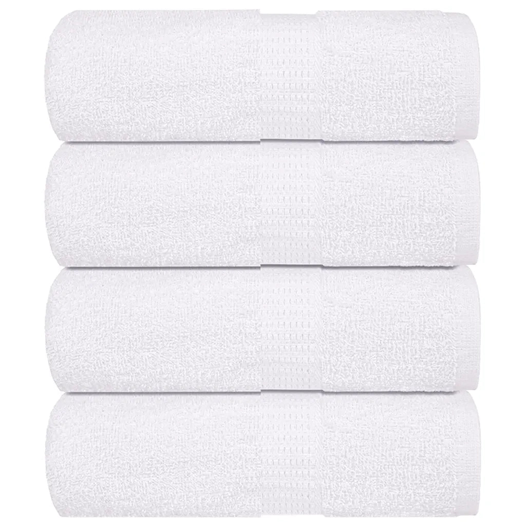 Salviette 4 pz Bianche 15x21 cm 360 g/mÂ² 100% Cotone