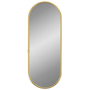 Specchio da Parete | Specchio decorativo Dorato 40x15 cm Ovale