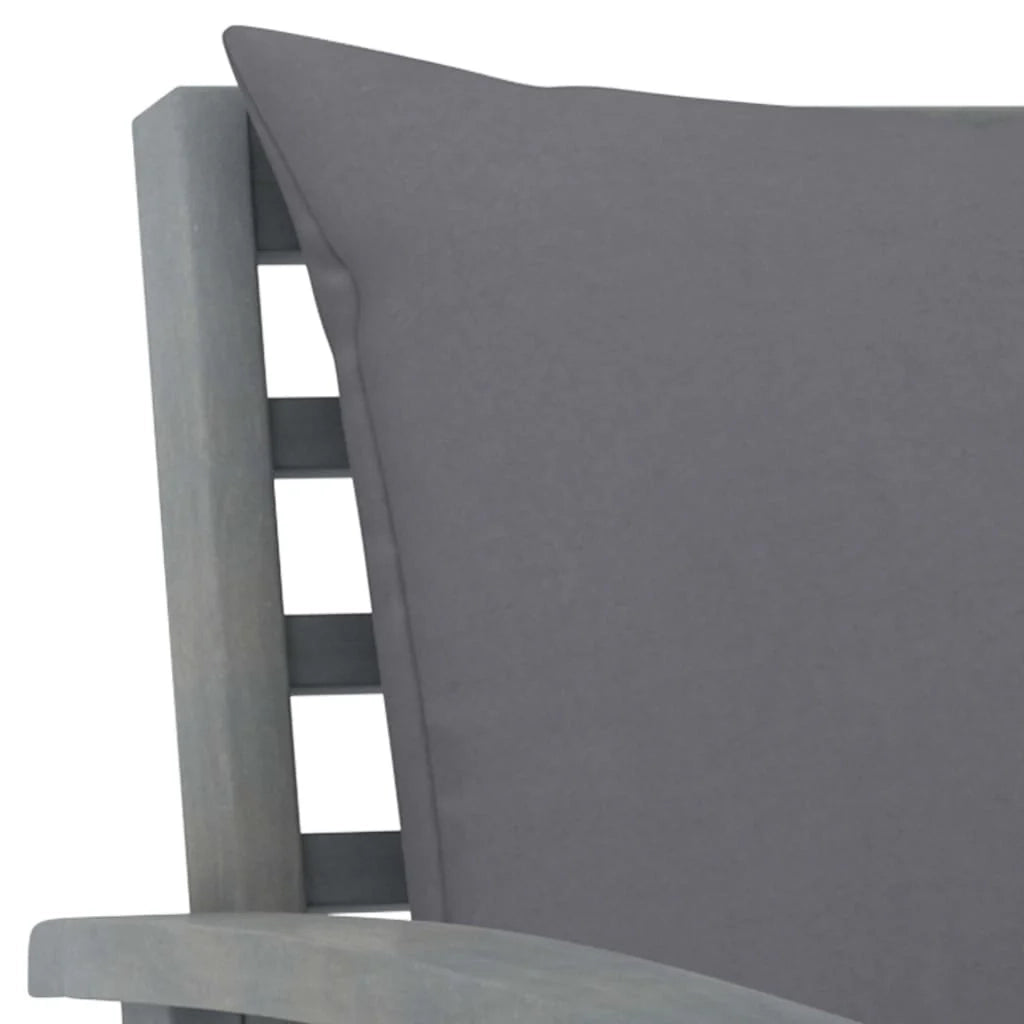 Set di mobili da giardino mobili da esterno 5 pezzi con cuscini legno massello di acacia grigio 02_0016292