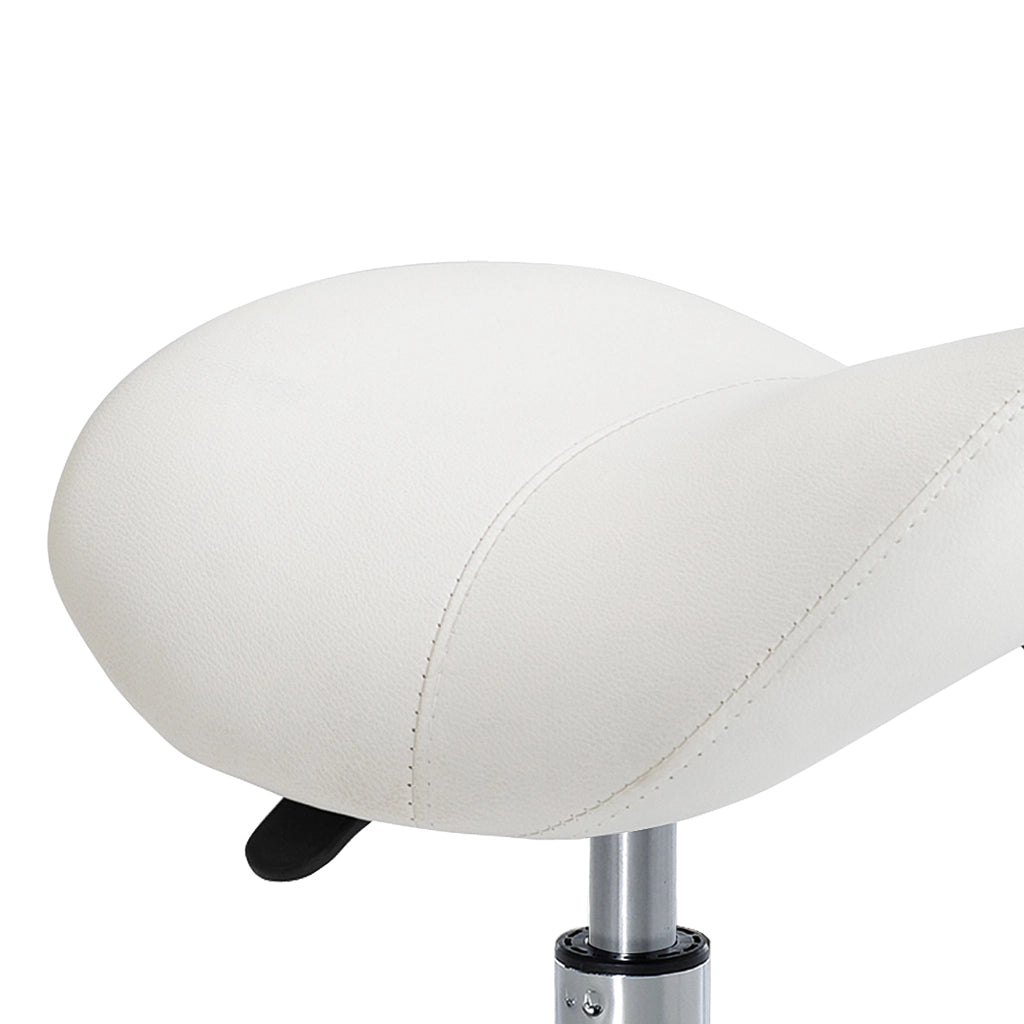 Sgabello girevole regolabile in altezza 49-61 cm ¨C Xylo ¨C Bianco