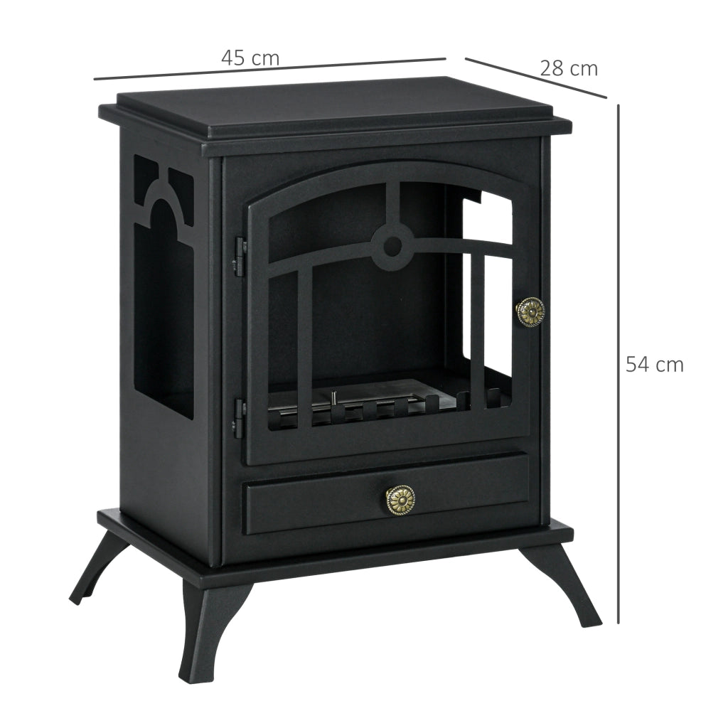 Stufa a bioetanolo ¨C zephmum ¨C Nero 45x28x54 cm