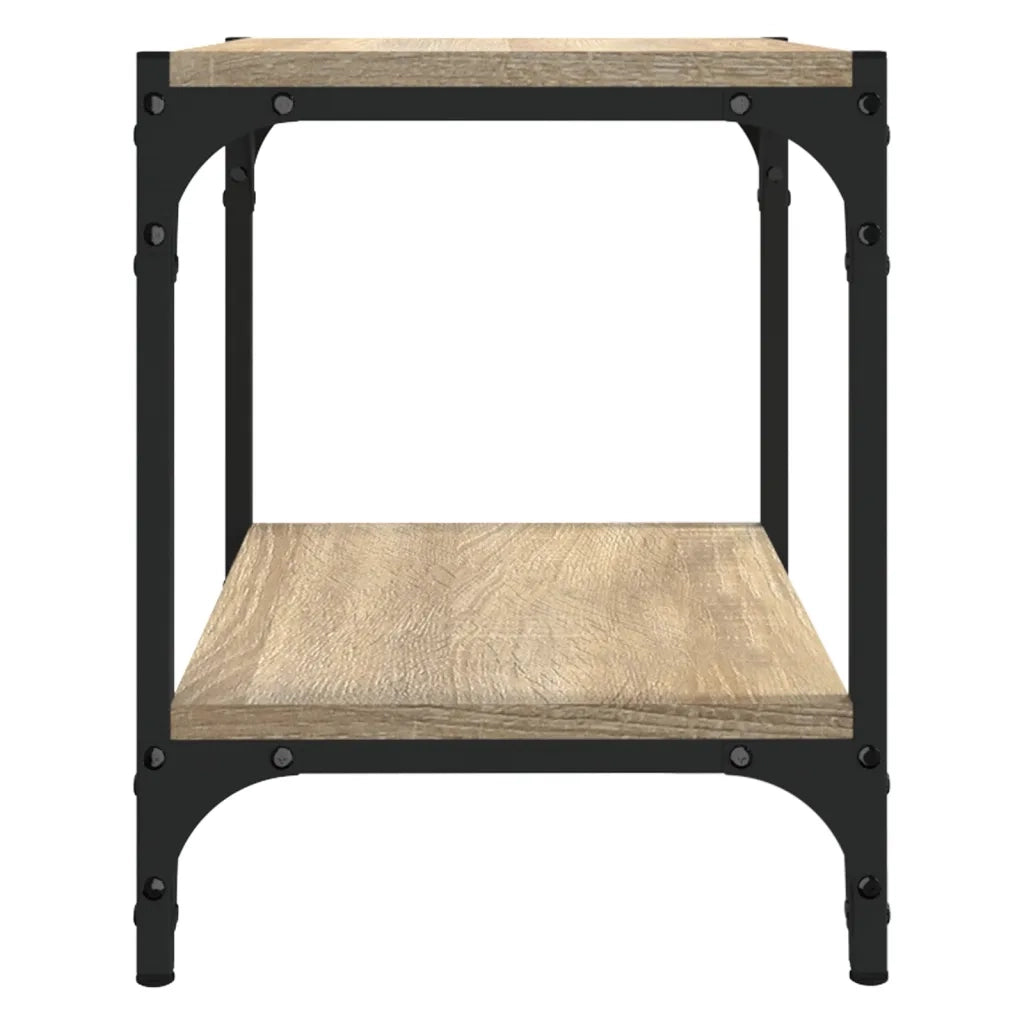 Mobile TV-Credenza per TV-Console TV Rovere Sonoma 40x33x41 cm Legno Multistrato e Acciaio