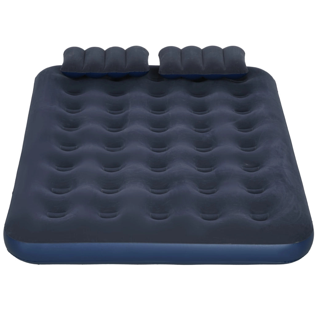 Materasso gonfiabile matrimoniale ¨C Xylo ¨C con pompa manuale, blu, 203x152x22cm