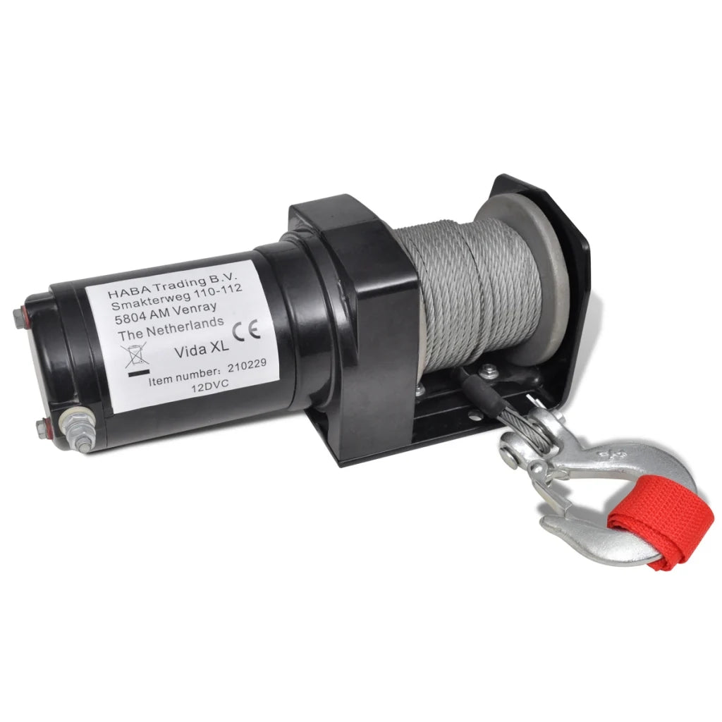 Verricello elettrico da 12 volt 907 kg utensili da officina/garage 3402139/2