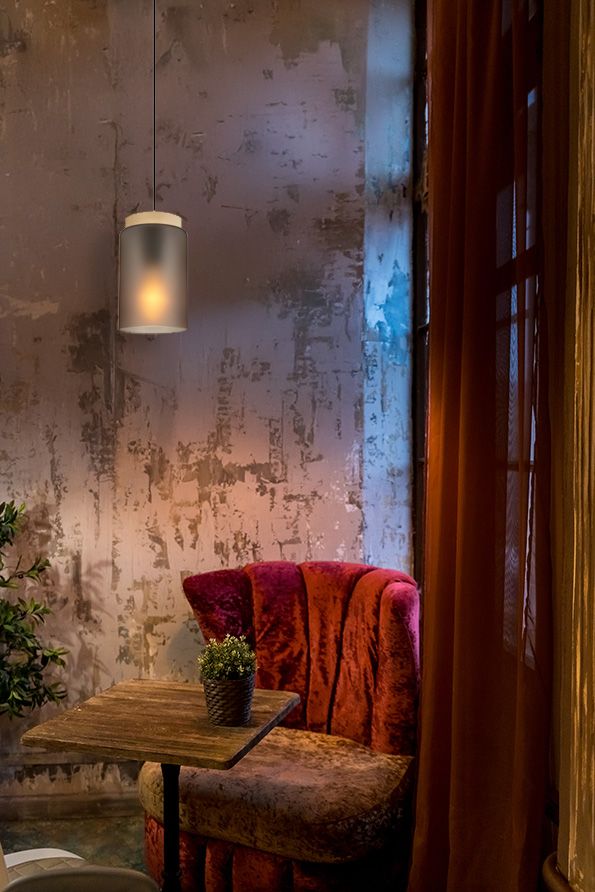 Lampada APP1810-1CP Frosted Grey