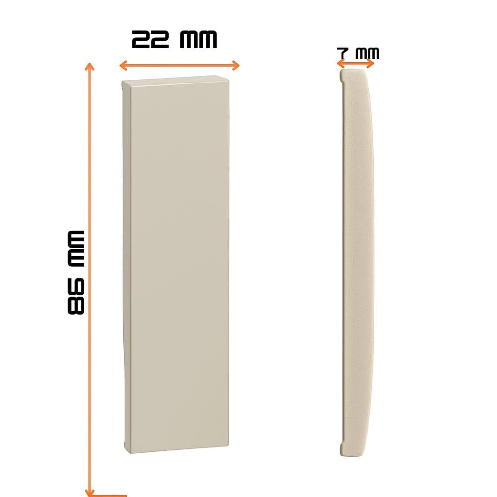 Bticino living now cover copriforo 1 modulo per supporti compatibili *** colore sabbia, confezione 1