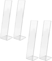 Organizzatore per Display di Accessori per Capelli 4-pack - Appoggio per Clip per Capelli - Materiale Duraturo e Leggero - Utilizzo Casalingo (Translucido)