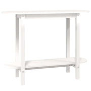Tavolo Consolle | Tavolo d'Ingresso Bianco 110x40x80 cm in Legno Massello di Pino