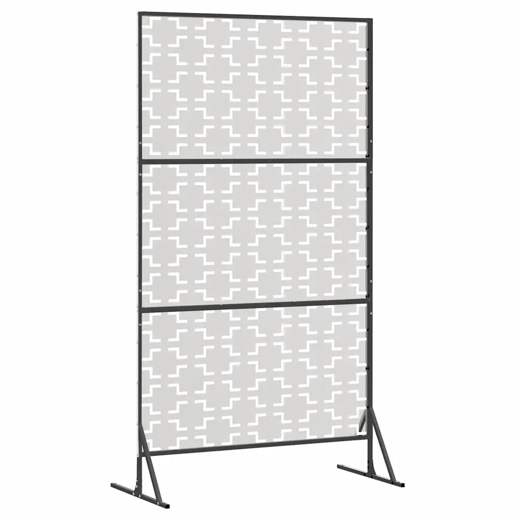 Schermo per Privacy Grigio 100 x 50 x 180 cm Acciaio CFW3295560