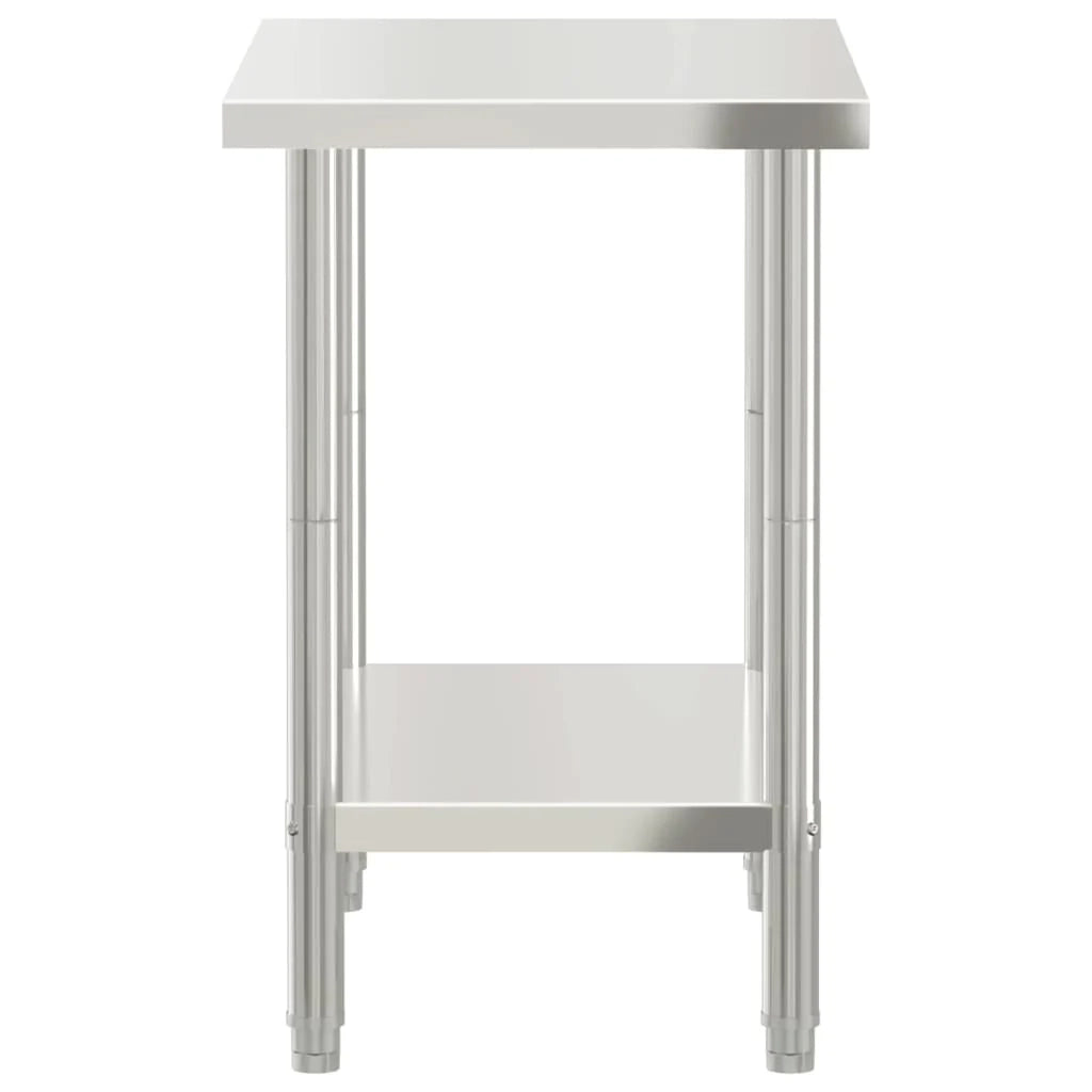 Tavolo da lavoro professionale da cucina 82,5 x 55 x 85 cm acciaio inox 02_0045407
