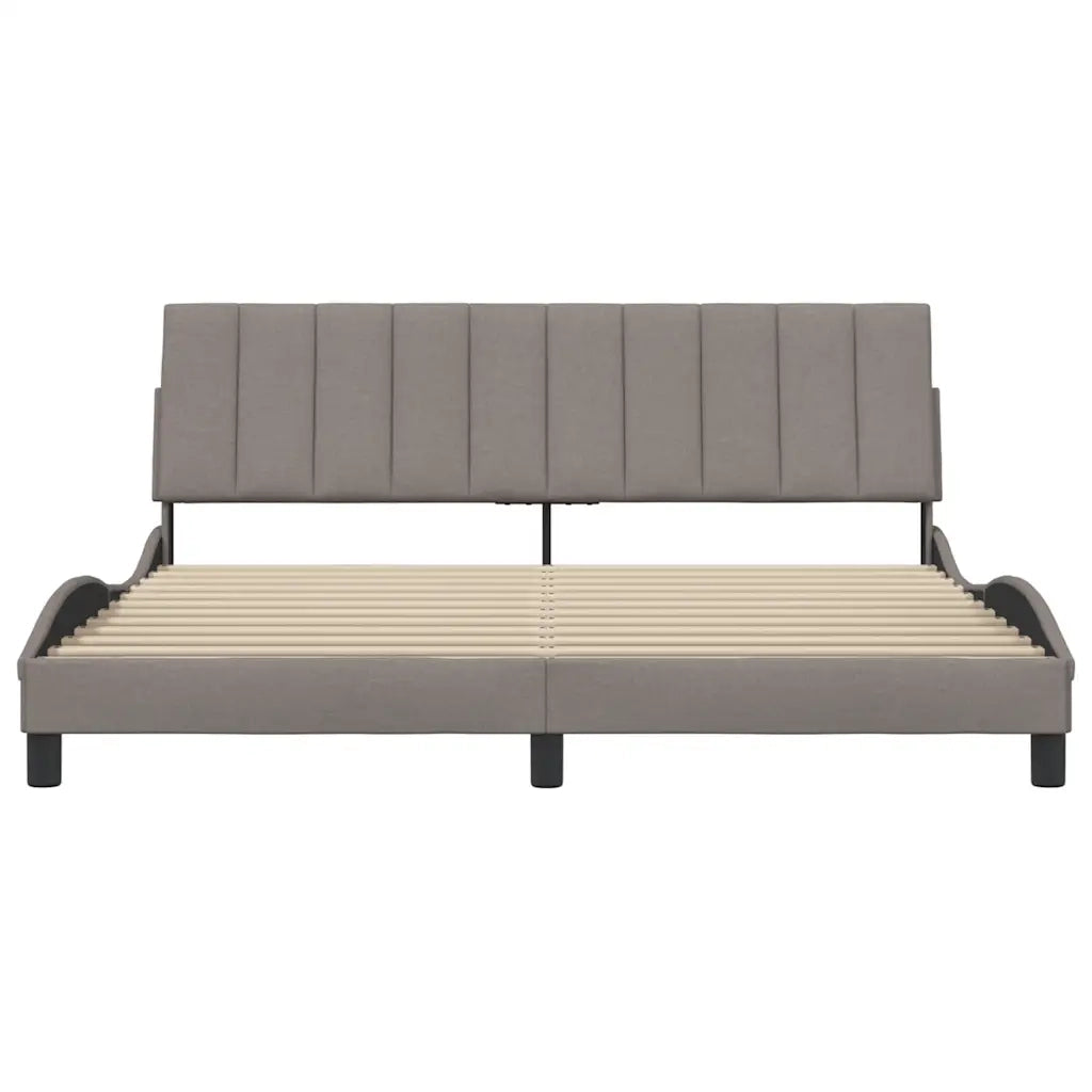 Giroletto senza Materasso Hanko Tortora 180x200 cm in Tessuto 3310409