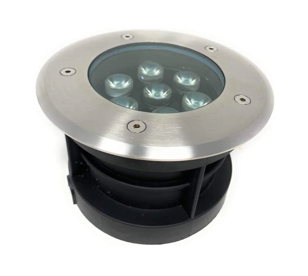 Faretto LED Calpestabile da Esterno 7W IP67 – Incasso a Terra con Controcassa – Luce Calda, Naturale o Fredda Colore della luce: Luce calda