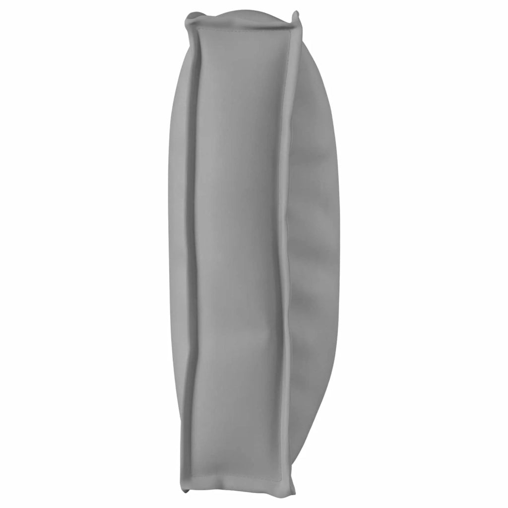Cuscino Grigio 120 x 60 x 12 cm Tessuto Oxford 42001559