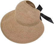 Cappello di Sole a Strisce con Apertura Superiore
