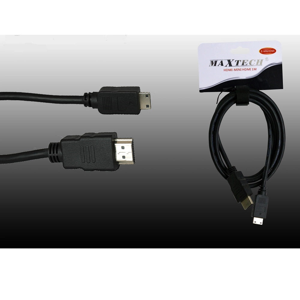 Trade Shop - Cavo Mini Hdmi A Hdmi 1 Metro Cable Audio Video Per Fotocamere Maxtech E-mnhdmi -