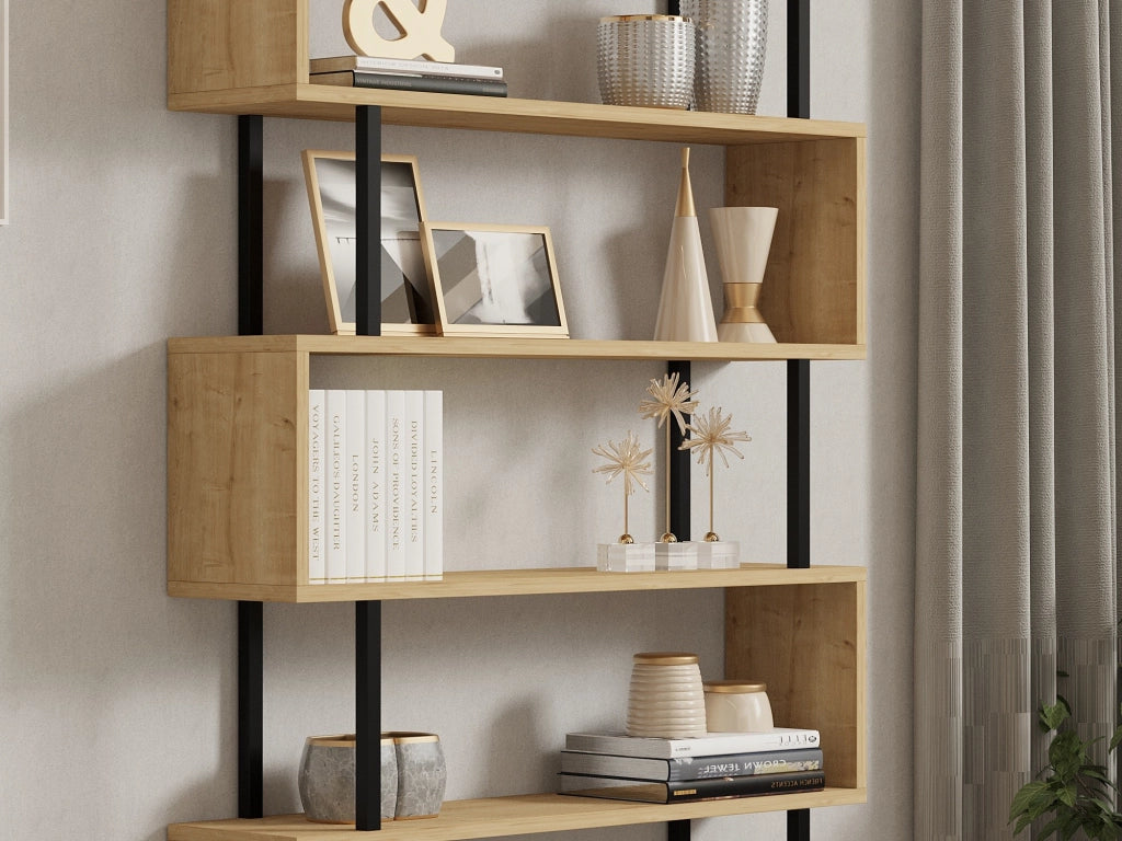Libreria in legno "Hector" - 90 x 22 x 162 cm - Saphir