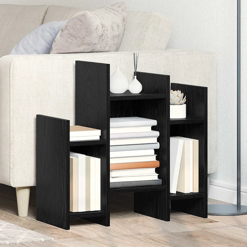 Mobile laterale Rovere Nero 60 x 26 x 60 cm Legno multistrato 875133