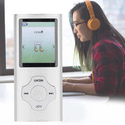 Ricevitore MP3/MP4 con Bluetooth 5, schermo LCD da 18 pollici, lettore di musica con rilevamento vocale, lettore di e-book, visualizzatore di foto, compatibile con memoria esterna fino a 128 GB, adatto per bambini.