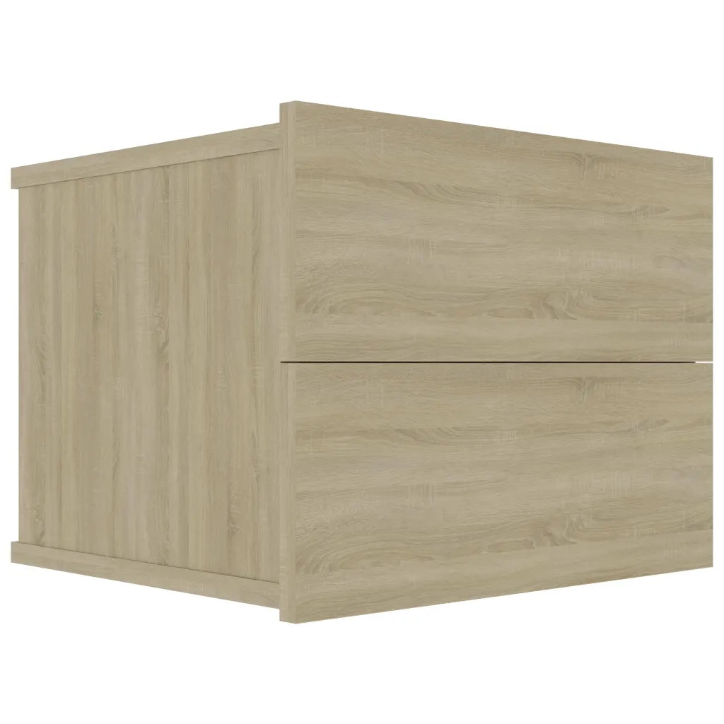Comodini 2 pz Rovere Sonoma 40x30x30 cm in Legno Multistrato 801060