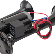 Set di Tromba Acustica Super Luminosa a 130dB - 24V Auto Tromba con Compressore per Camion e Barche