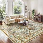 Tappeto Vintage per Soggiorno 200x290cm, Tappeti per Soggiorno, Tappeti Extra Grandi, Tappeto Boho, Tappeto Antiscivolo Grande, Camera da Letto, Sala da Pranzo, Ufficio