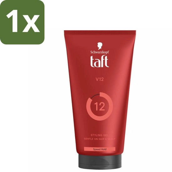 1 x Gel per Stile - V12 - 150 ml - Tipi di Capelli - Gel per Stile - Fixazione Rapida - Asciugatura Veloce - Tenuta Potente