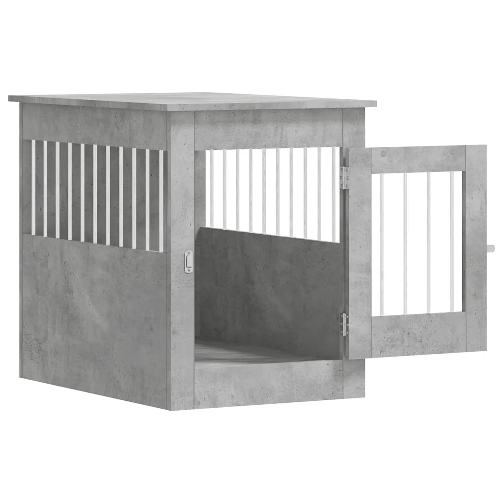 Gabbia Cani Arredamento Grigio Cemento 55x80x68cm Multistrato CFW9019577