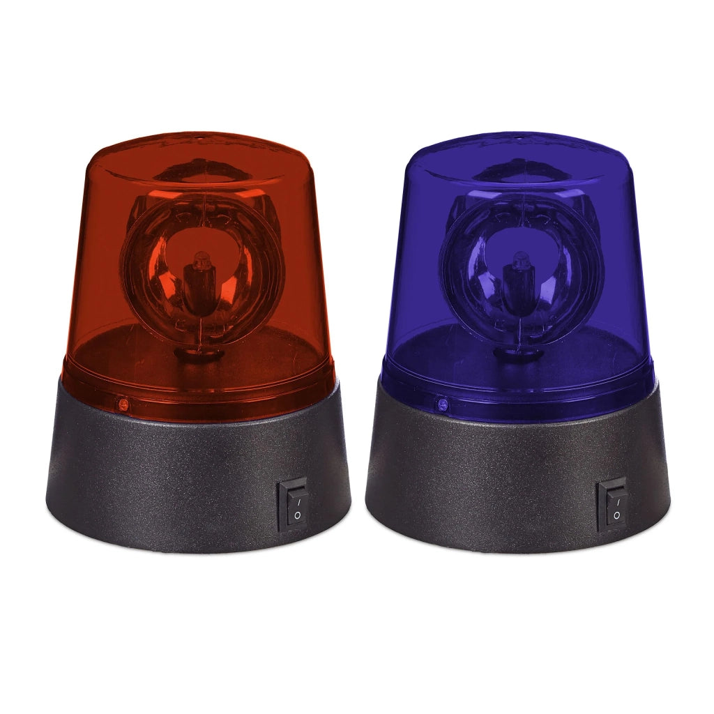 Set di 2 lampade LED decorative con effetti cromatici per feste, atmosfera dinamica in plastica rossa 13_0016995