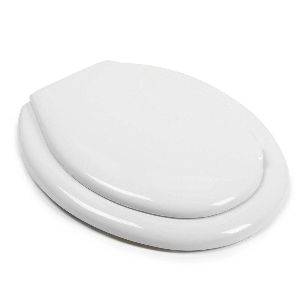 Trade Shop - Sedile Coprivaso Wc Water Copriwater Bagno In Pvc Universale Colore Bianco -        3,5