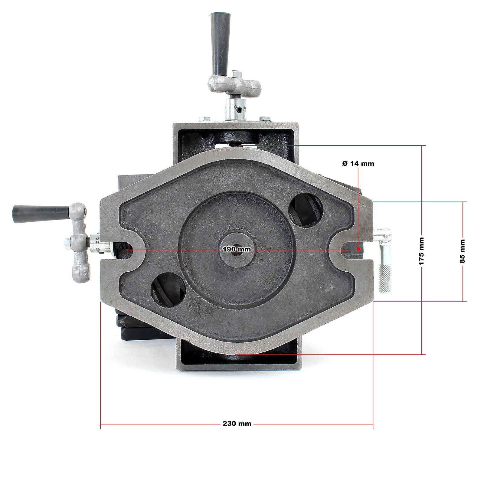 Morsa da banco per macchine con base girevole Morsa di serraggio da officina 125mm