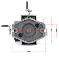 Morsa da banco per macchine con base girevole Morsa di serraggio da officina 125mm