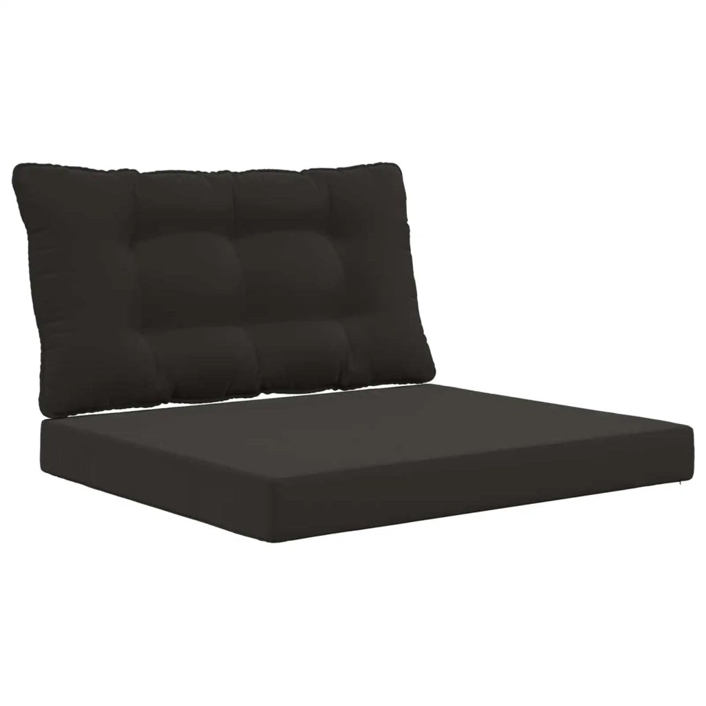 Cuscino per divano da esterno 2 pcs Nero Poliestere
